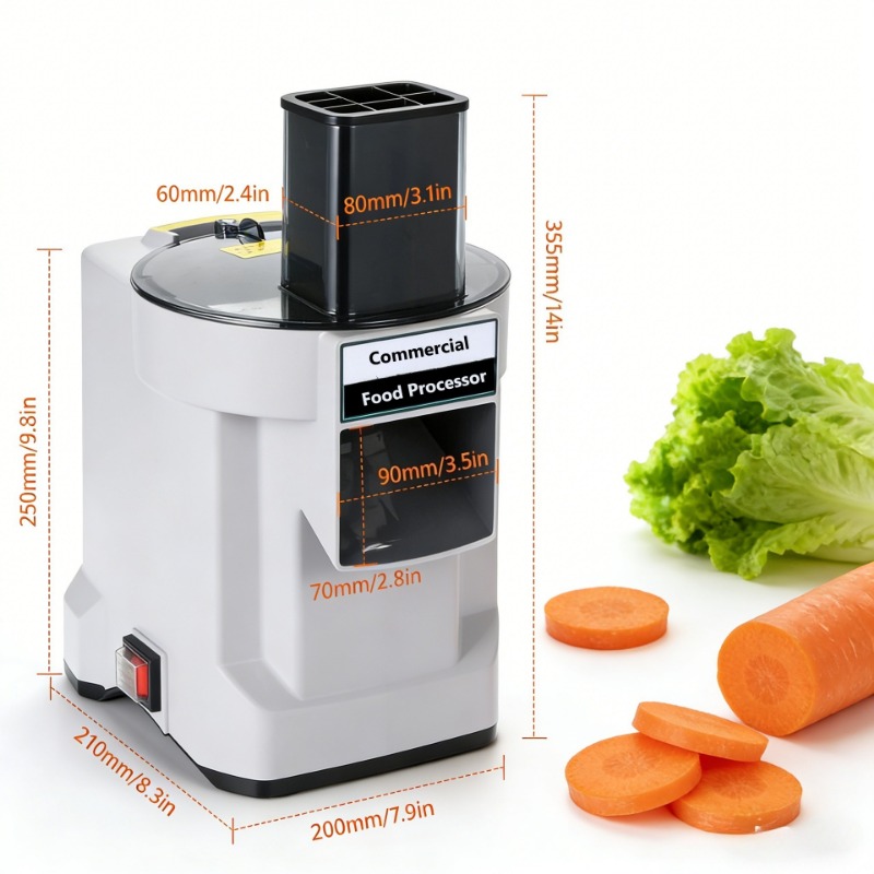 Vegetable Transplanter - آلة تقطيع تجارية K8600 بيضاء اللون،