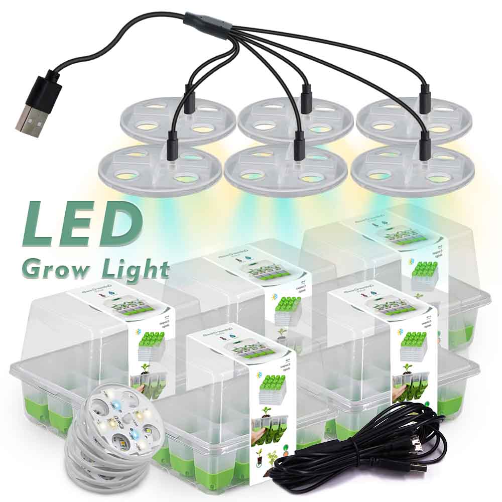 Greenhouse Plastic Film - مجموعة صينية تشغيل الشتلات الخفيفة LED