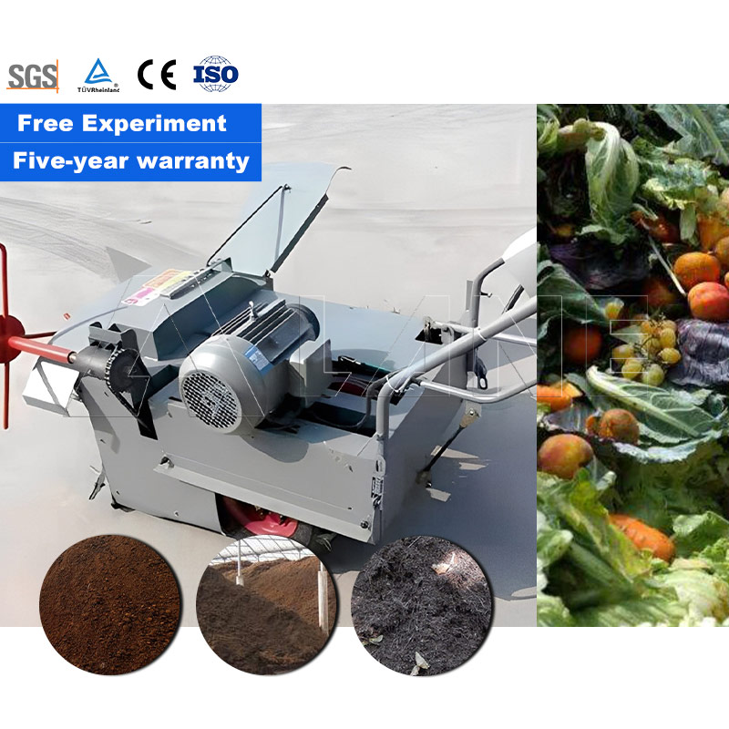 Compost Turner Machine - آلة تقليب السماد ذاتية الدفع من