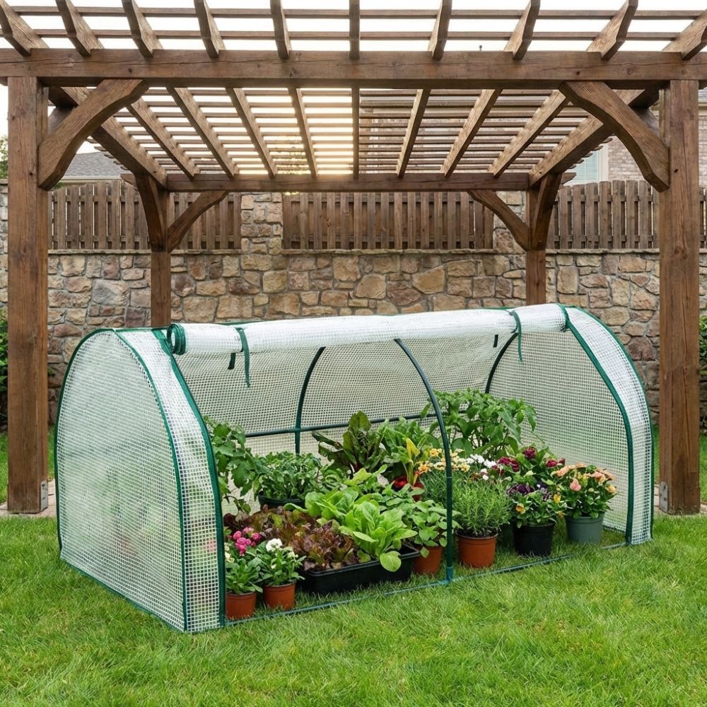 Greenhouse Plastic Film - خيمة نمو النباتات الشفافة الصغيرة، غطاء