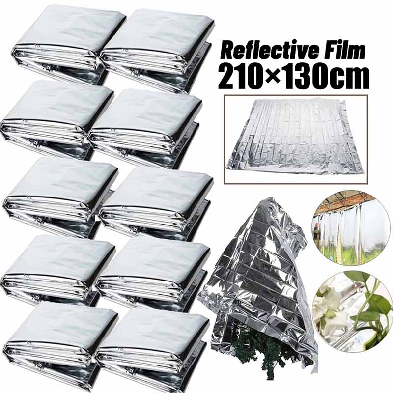Greenhouse Plastic Film - 1-10 قطعة حديقة الفضة مايلر فيلم