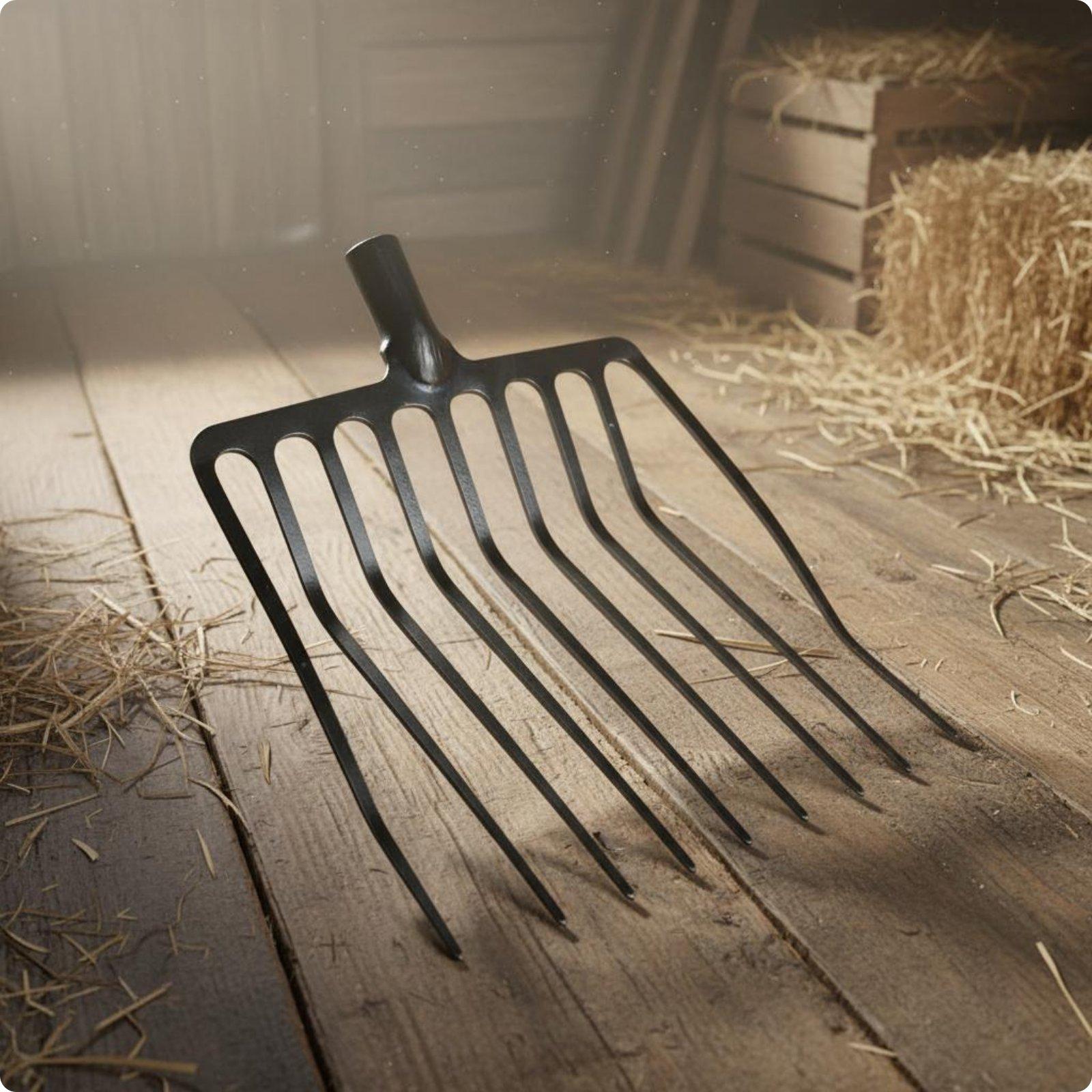 شوكة زراعية من الفولاذ المنغني - مراجعة Farming Equipment For Agriculture وسعره