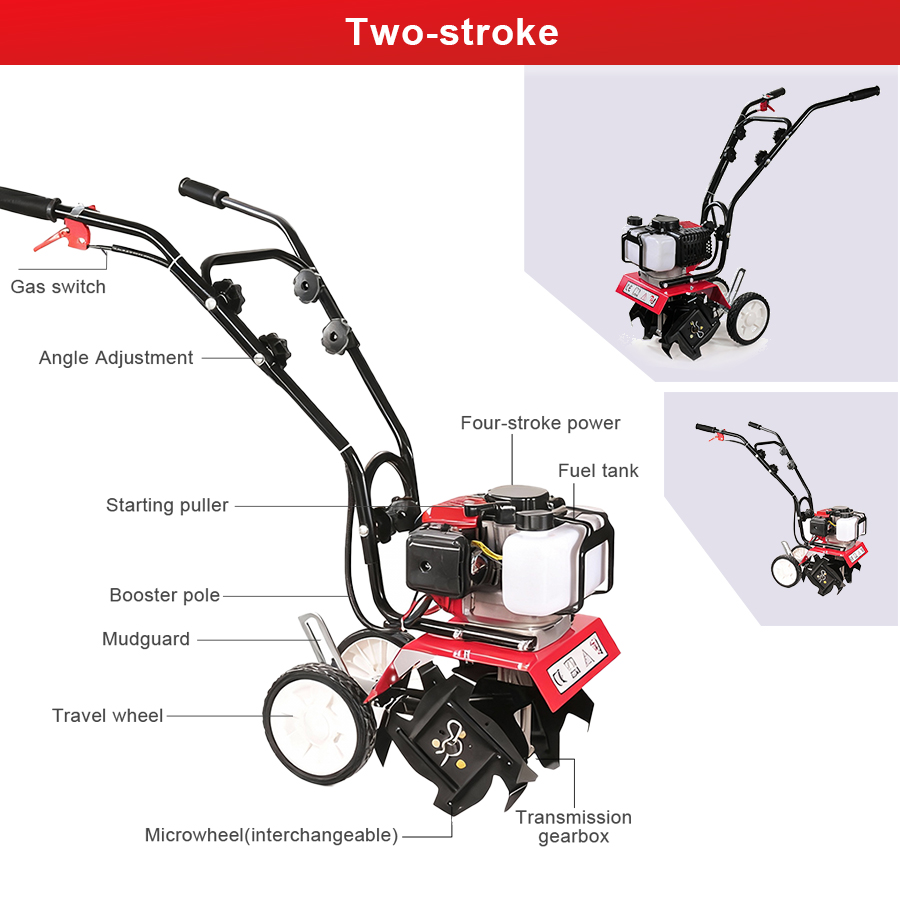 محراث دوار صغير متعدد الوظائف  - مراجعة Farming Equipment For Agriculture وسعره