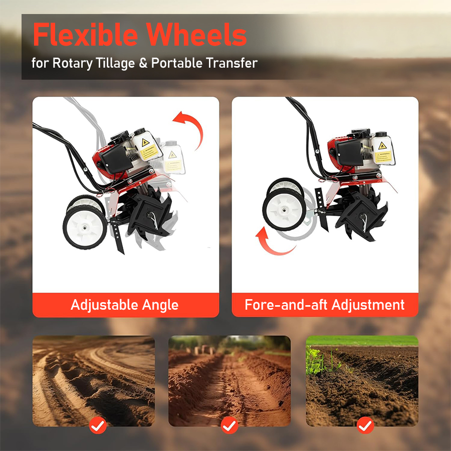 محراث دوار صغير متعدد الوظائف  - مراجعة Farming Equipment For Agriculture وسعره