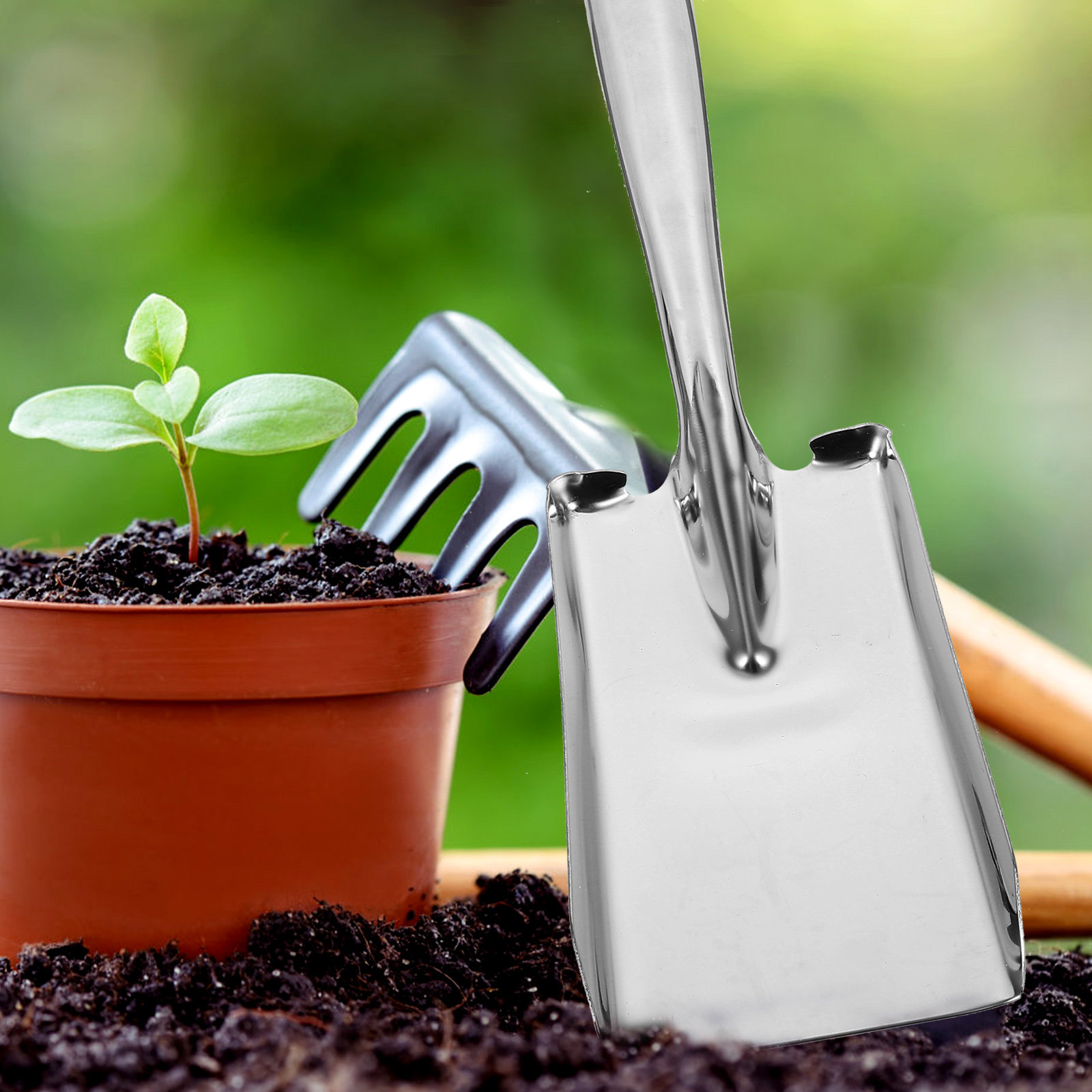 مجرفة من الفولاذ المقاوم للصدأ - مراجعة Vegetable Transplanter وسعره