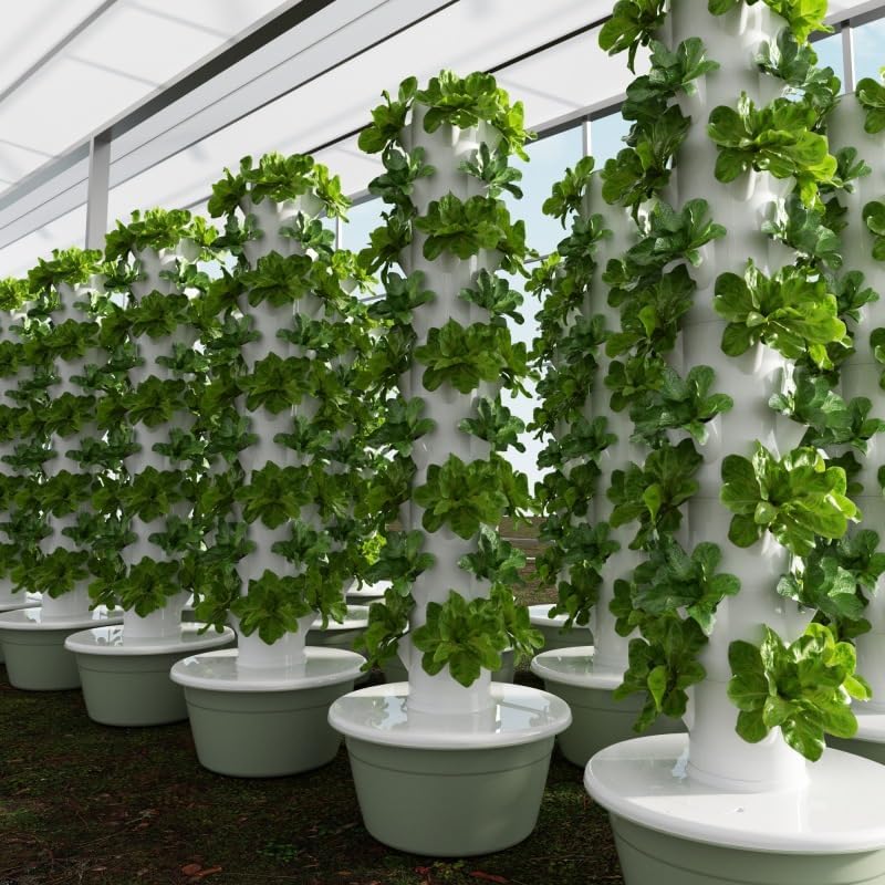 برج زراعة عمودي هيدروبوني للخض - مراجعة Vegetable Transplanter وسعره